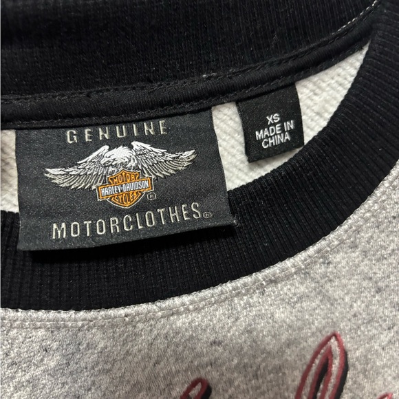 Harley-Davidson Black and Gray Motorclothes Top - Picture 2 of 3